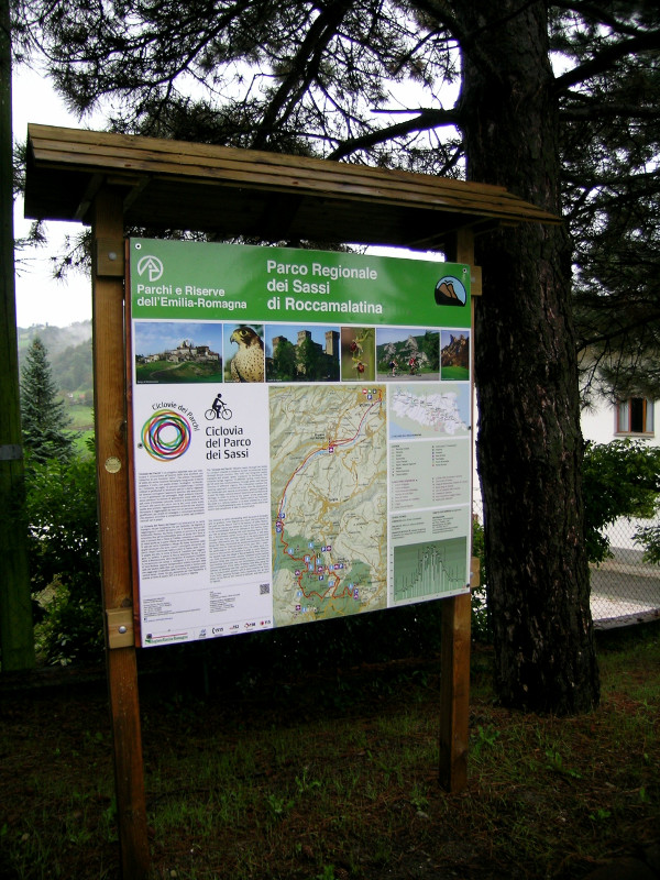 Ciclovia del Parco dei Sassi: Segnaletica turistica