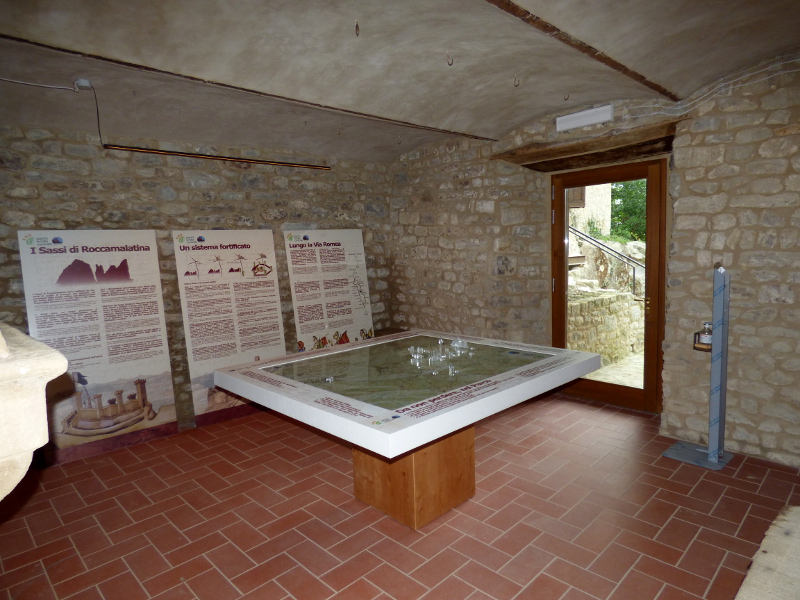 Centro Visita Borgo Sassi: sala mostra