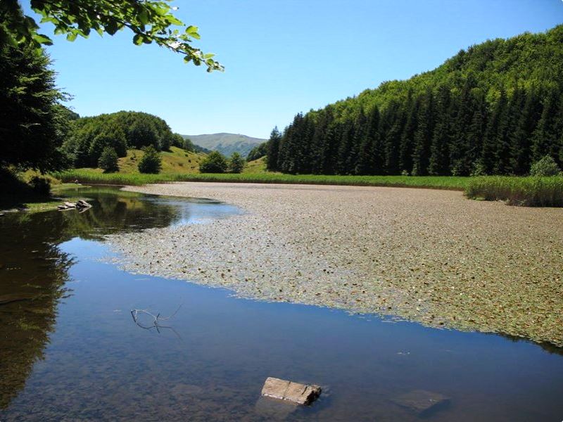 Il Lago Pratignano, nel Parco del Frignano