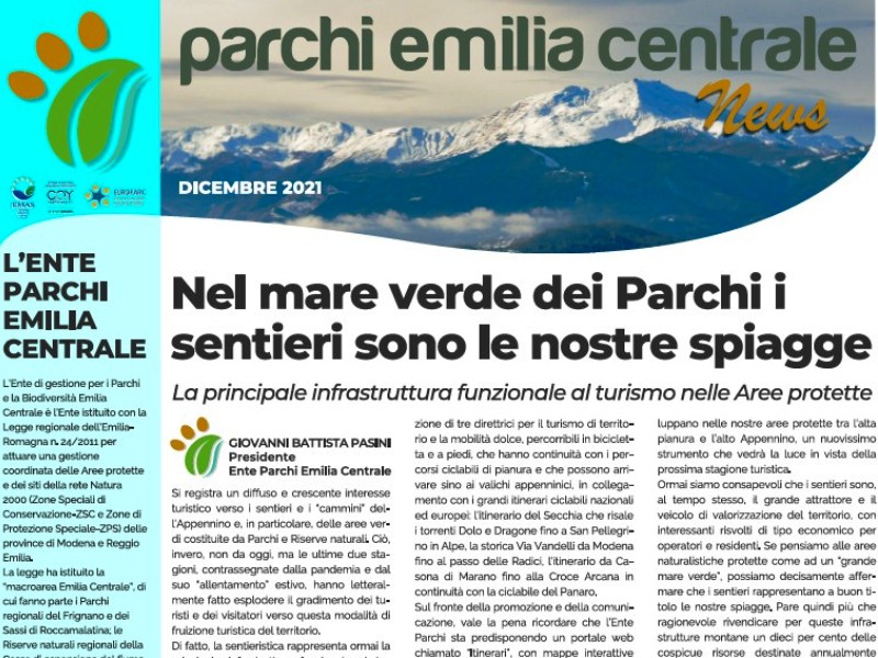Notiziario Parchi Emilia Centrale - Dicembre 2021